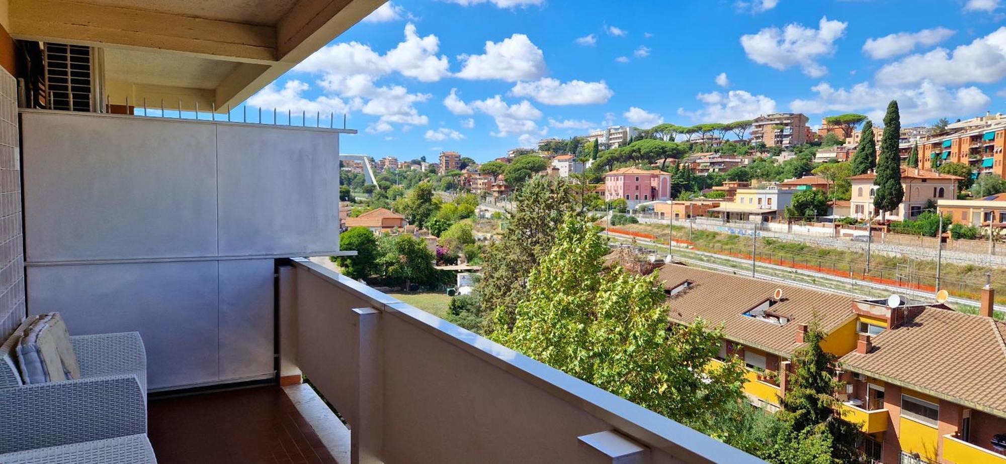Apartmán Casa Stazione Magliana Řím Exteriér fotografie